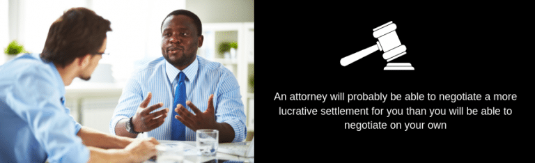 a lawyer will negotiate