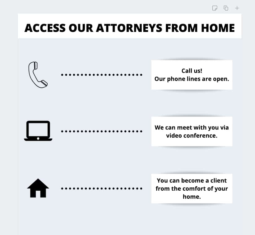 Access Our Attorneys From Home