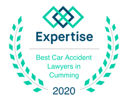 Expertise 2020 car accident lawyer badge