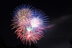 4th July fireworks in Gwinnett County